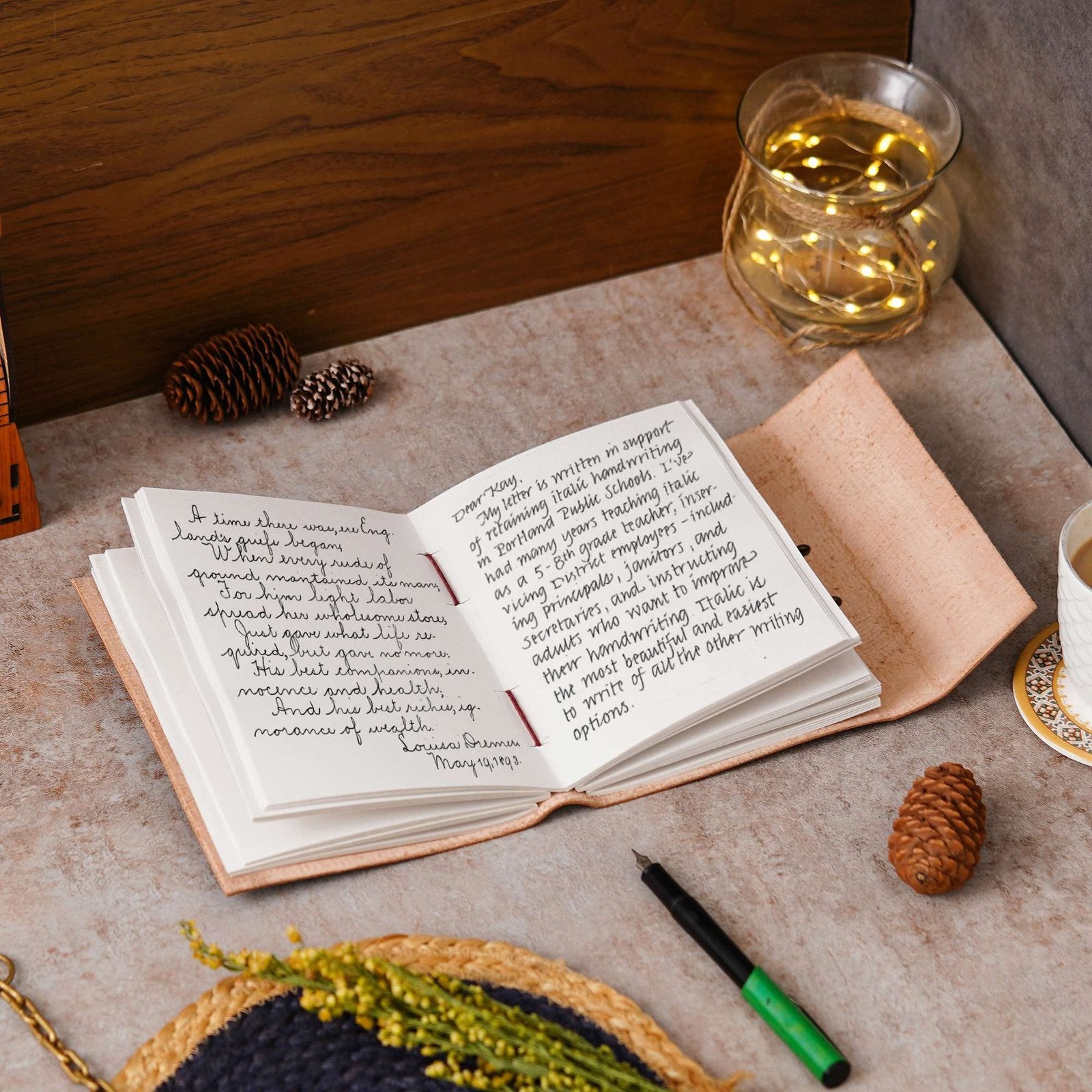 Vintage Handmade Genuine Leather Journal-Premium Antique Lock Closure-200 Handmade White Pages -10 - Navkar Handicrafts