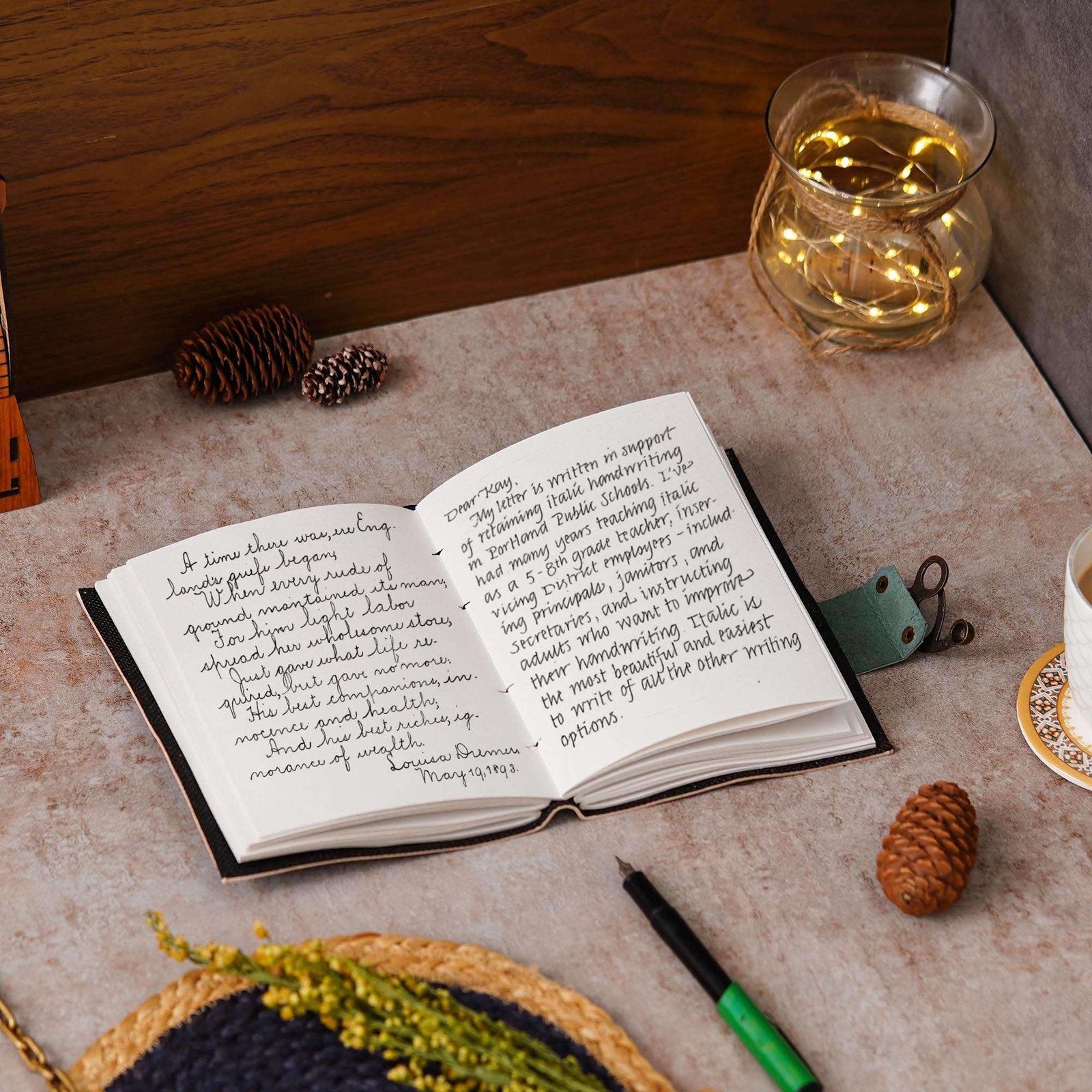 Vintage Handmade Genuine Leather Journal-Premium Antique Lock Closure-200 Handmade White Pages -39 - Navkar Handicrafts