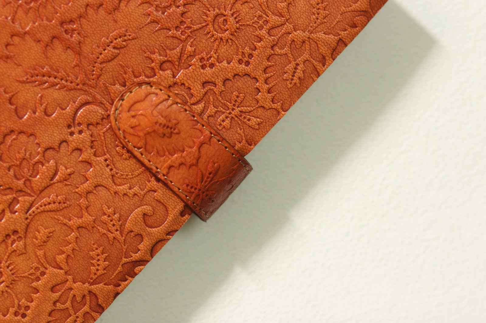 Vintage Handmade Genuine Leather Journal-Premium Antique button Closure-200 Handmade White Pages -4