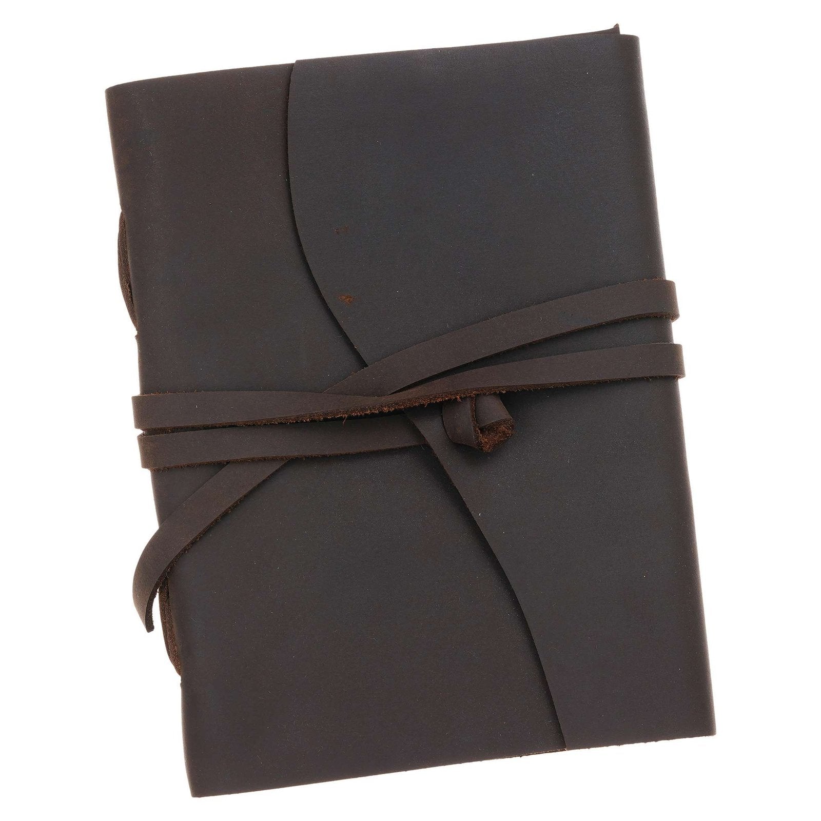 Vintage Handmade Genuine Leather Journal-Premium Antique String Closure-200 Handmade White Pages -1 - Navkar Handicrafts