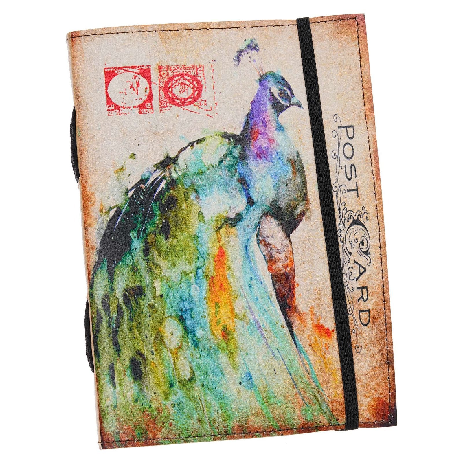 Vintage Handmade Genuine Leather Journal-Premium Antique String Closure-200 Handmade White Pages -2 - Navkar Handicrafts