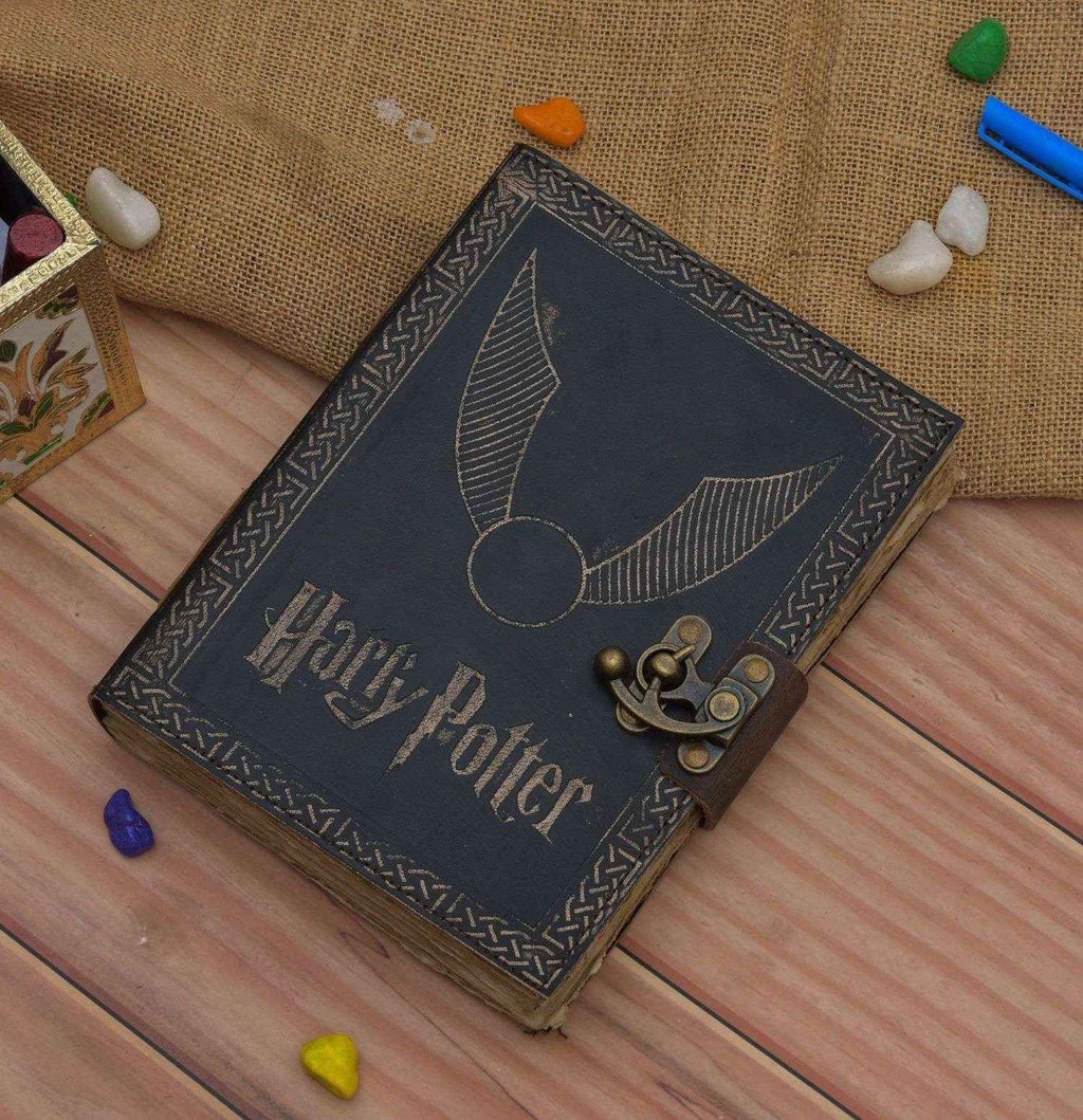 Genuine Leather Diary-Vintage Handmade Leather Journal-Premium Antique LOCK Closure-200 Handmade Deckle Edge Antique Pages -23