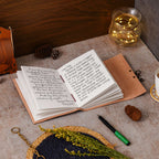 Vintage Handmade Genuine Leather Journal-Premium Antique Lock Closure-200 Handmade White Pages -4 - Navkar Handicrafts