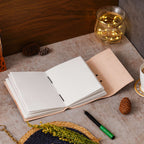 Vintage Handmade Genuine Leather Journal-Premium Antique Lock Closure-200 Handmade White Pages -16 - Navkar Handicrafts