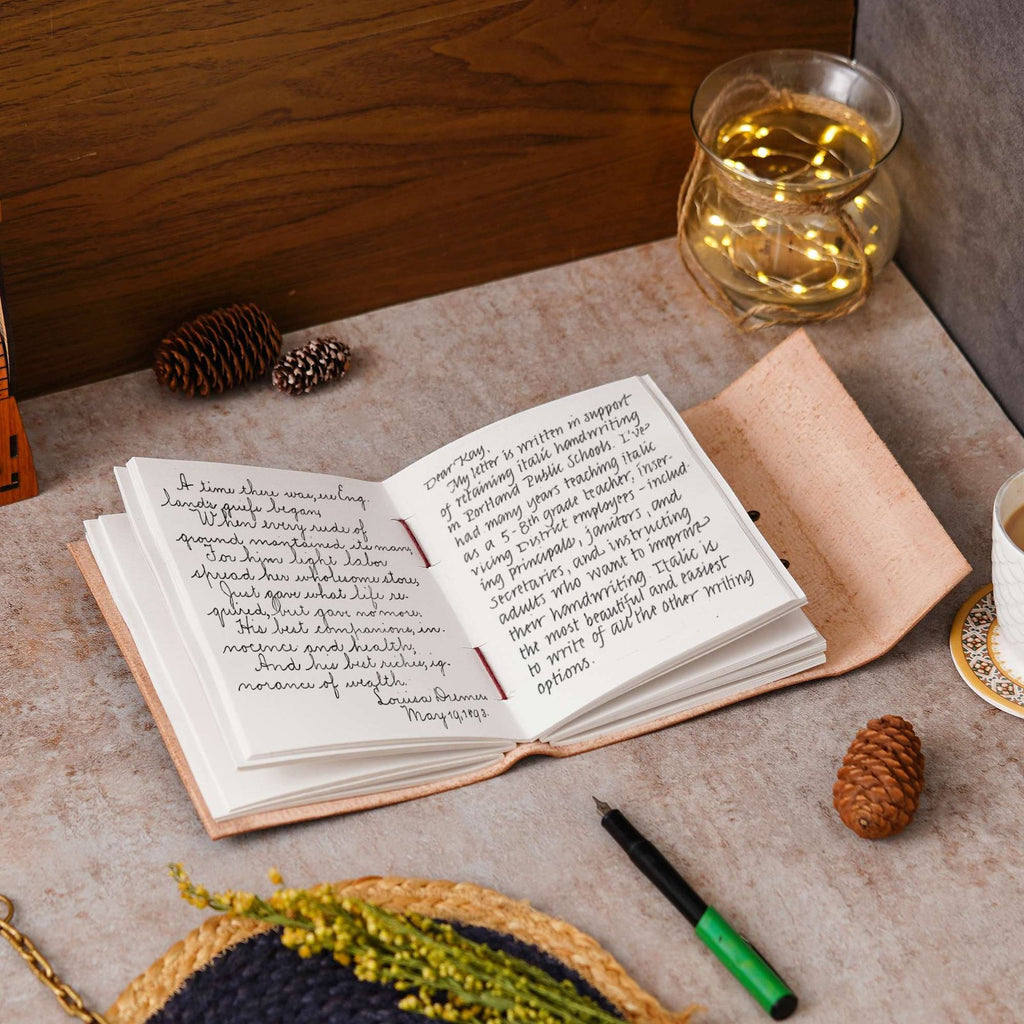 Vintage Handmade Genuine Leather Journal-Premium Antique Lock Closure-200 Handmade White Pages -10 - Navkar Handicrafts