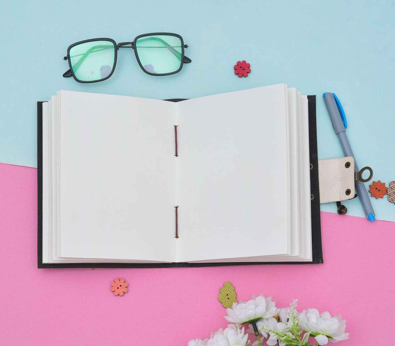 Leather Journal Diary with metal lock vintage Journal handmade 200 pages white unruled|travel Diary|personal journal -13