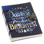 Handmade Printed Cardboard Journal Diary with Buckle Lock-200 Pages Notepad For Men and Women -5