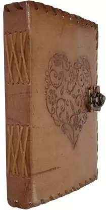 Leather Journal Diary with metal lock vintage Journal handmade 200 pages white unruled|travel Diary|personal journal -21