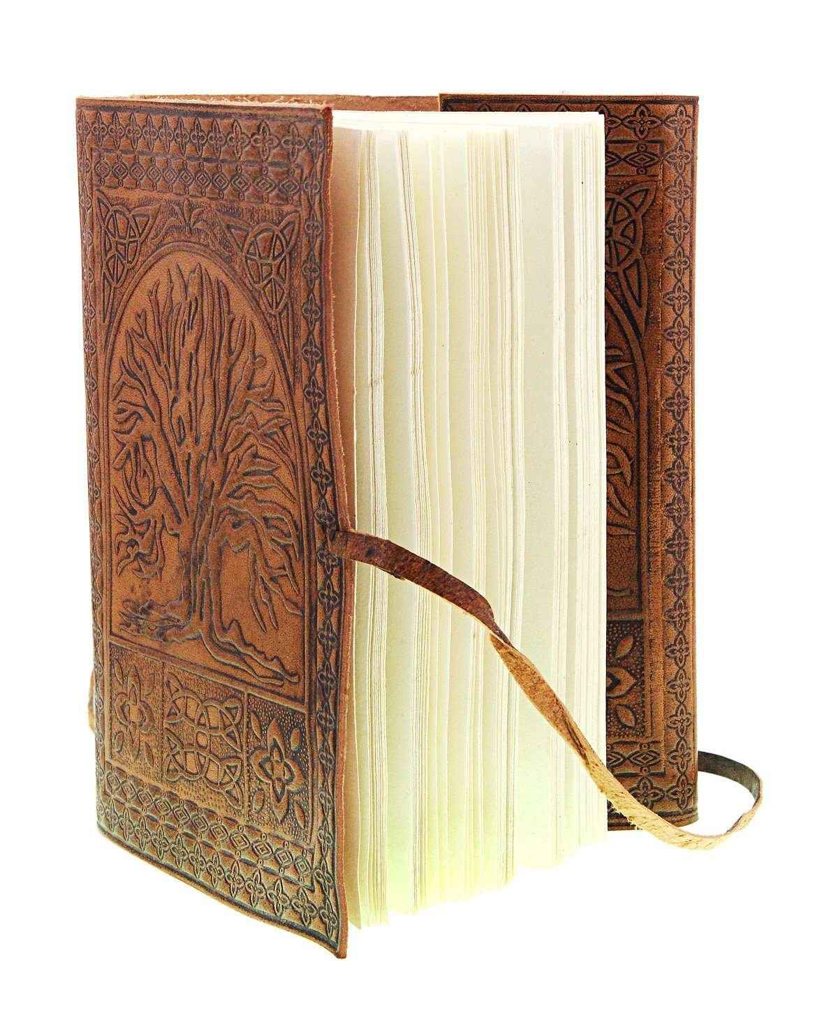 Leather Journal Diary with Premium Antique String Closure vintage Journal handmade 200 pages white unruled|travel Diary|personal journal -3