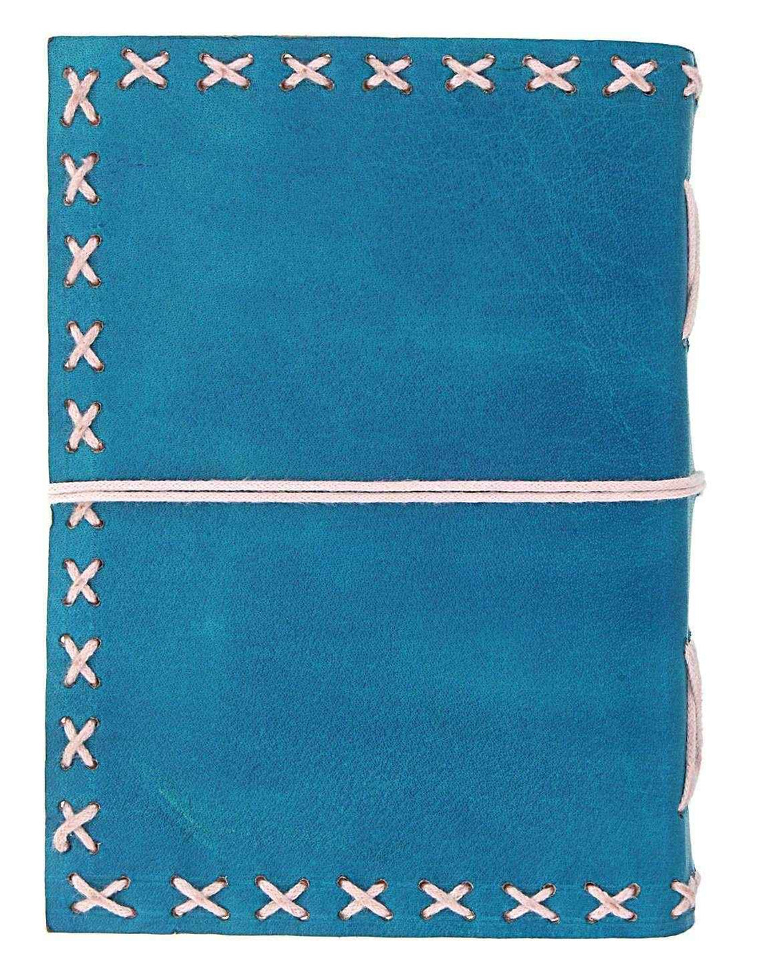 Leather Journal Diary with Premium Antique String Closure vintage Journal handmade 200 pages white unruled|travel Diary|personal journal -5