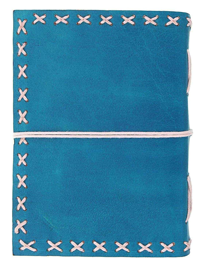 Leather Journal Diary with Premium Antique String Closure vintage Journal handmade 200 pages white unruled|travel Diary|personal journal -5