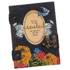 Handmade Printed Cardboard Journal Diary with Buckle Lock-200 Pages Notepad For Men and Women -1