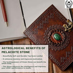 Leather Journal Diary with metal lock vintage Journal handmade 200 pages white unruled|travel Diary|personal journal -17