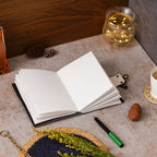 Vintage Handmade Genuine Leather Journal-Premium Antique Lock Closure-200 Handmade White Pages -38 - Navkar Handicrafts