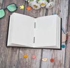 Leather Journal Diary with metal lock vintage Journal handmade 200 pages white unruled|travel Diary|personal journal -10