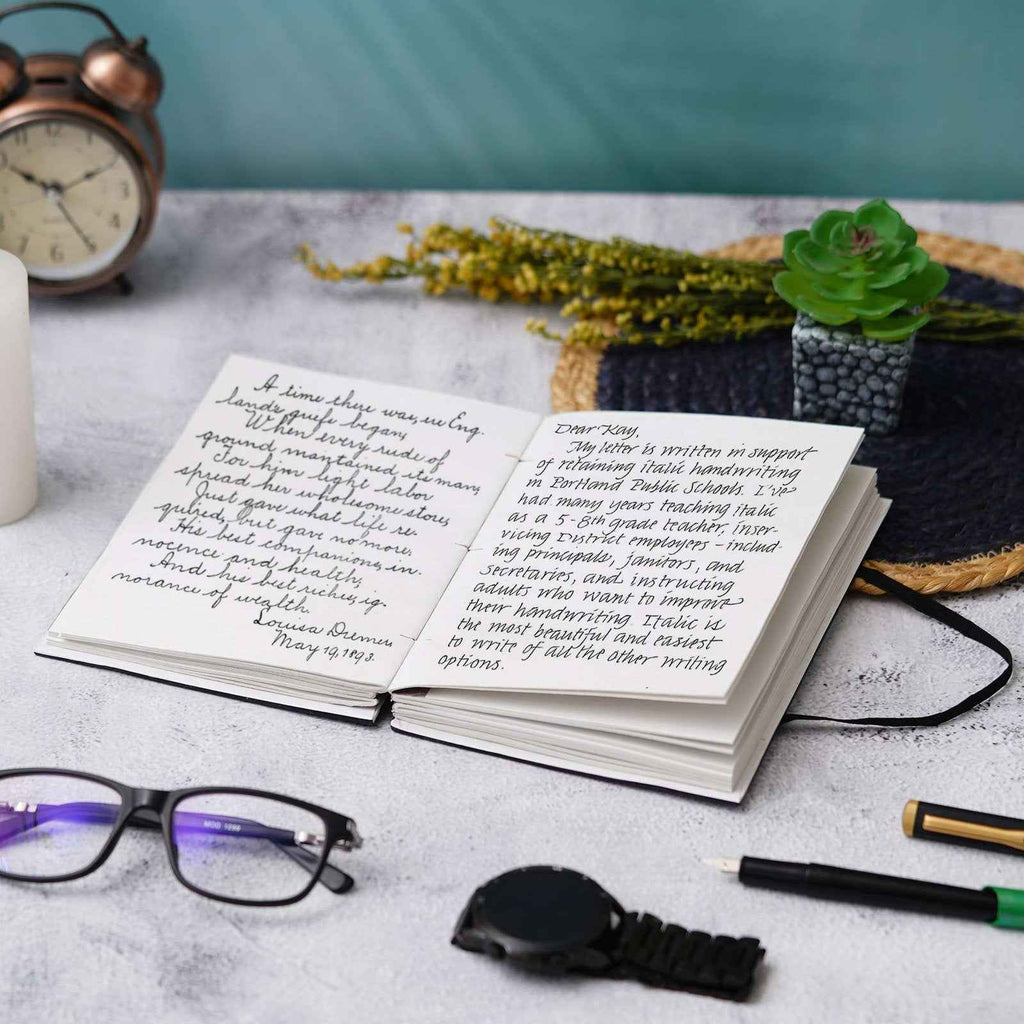 Handmade Classic Printed Cardboard Writing Diary for Different Purposes String Closure -2