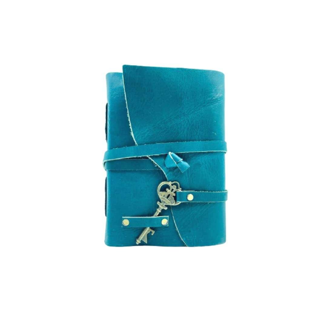 Genuine Leather Diary-Vintage Handmade Leather Journal-Premium Antique String Closure-200 Handmade Deckle Edge Antique Pages -1 - Navkar Handicrafts