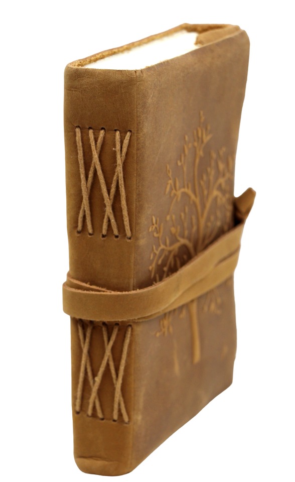 Leather Journal Diary with Premium Antique String Closure vintage Journal handmade 200 pages white unruled|travel Diary|personal journal -7 - Navkar Handicrafts