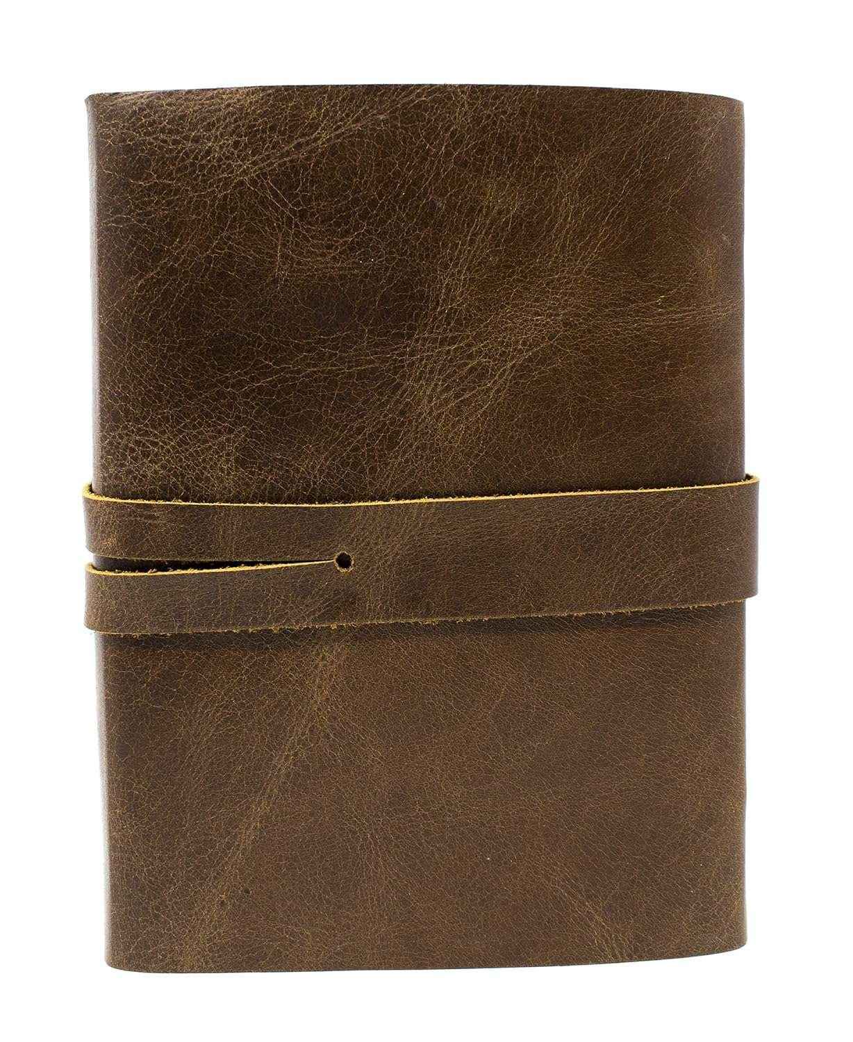 Leather Journal Diary with Premium Antique String Closure vintage Journal handmade 200 pages white unruled|travel Diary|personal journal -1