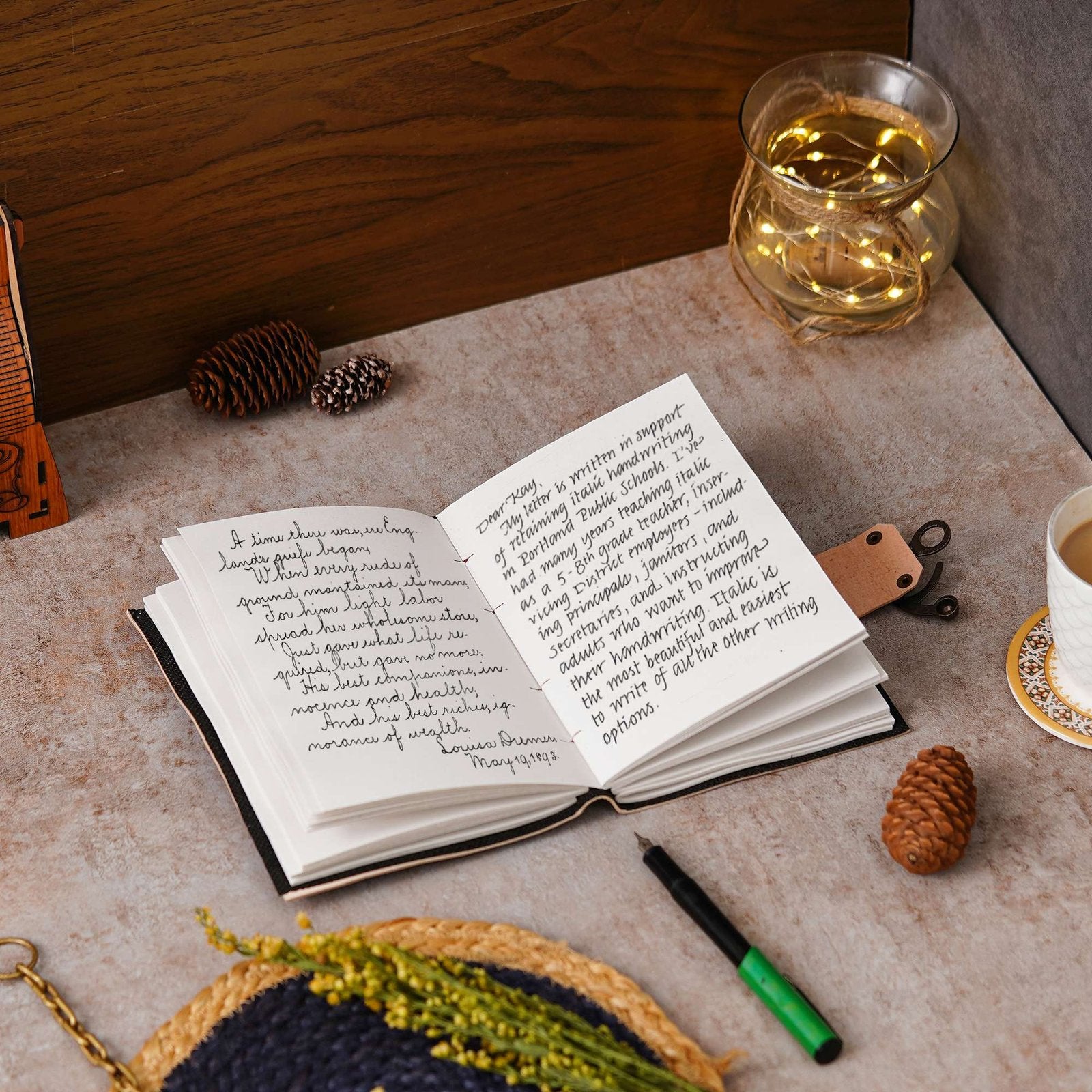 Vintage Handmade Genuine Leather Journal-Premium Antique Lock Closure-200 Handmade White Pages -13 - Navkar Handicrafts