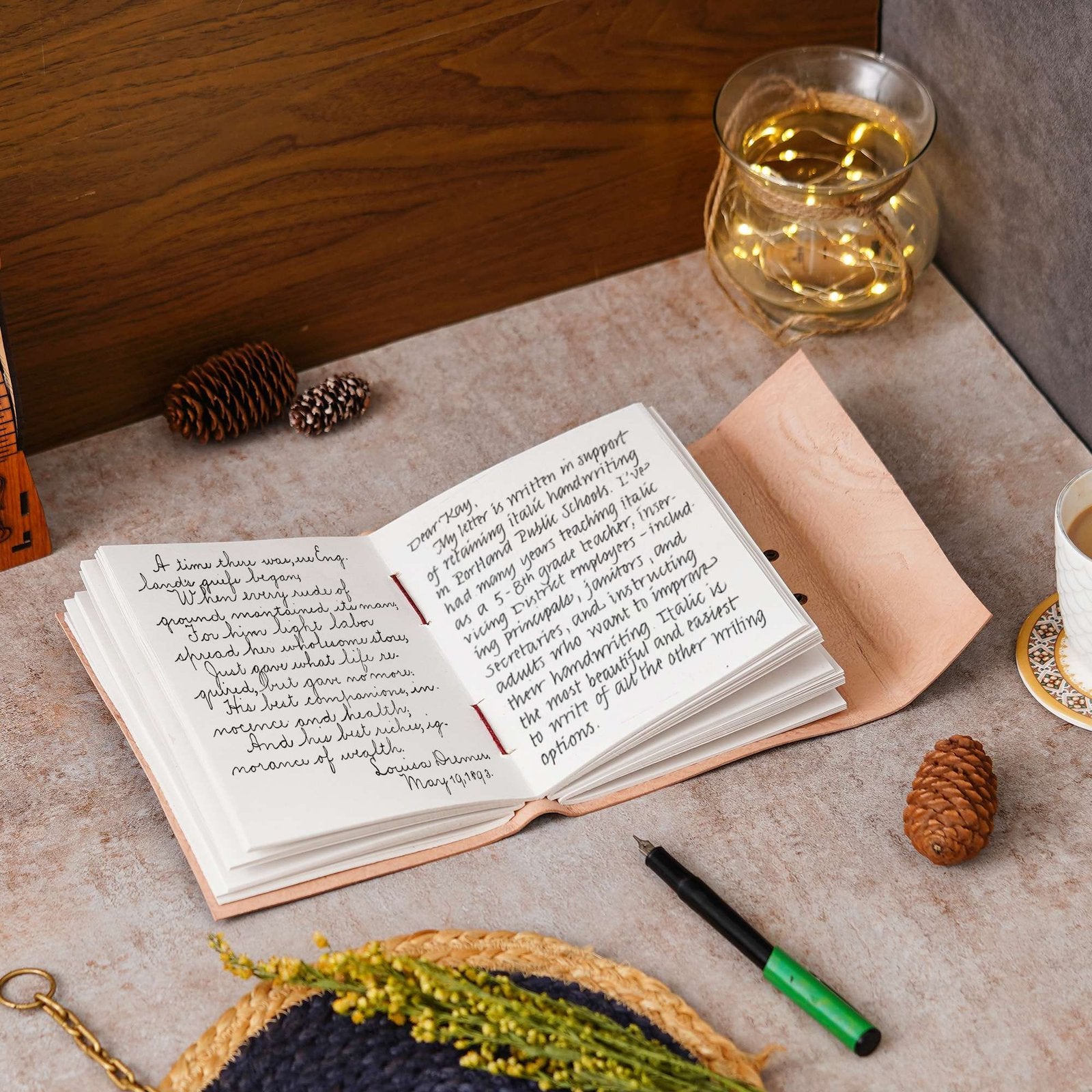 Vintage Handmade Genuine Leather Journal-Premium Antique Lock Closure-200 Handmade White Pages -6 - Navkar Handicrafts