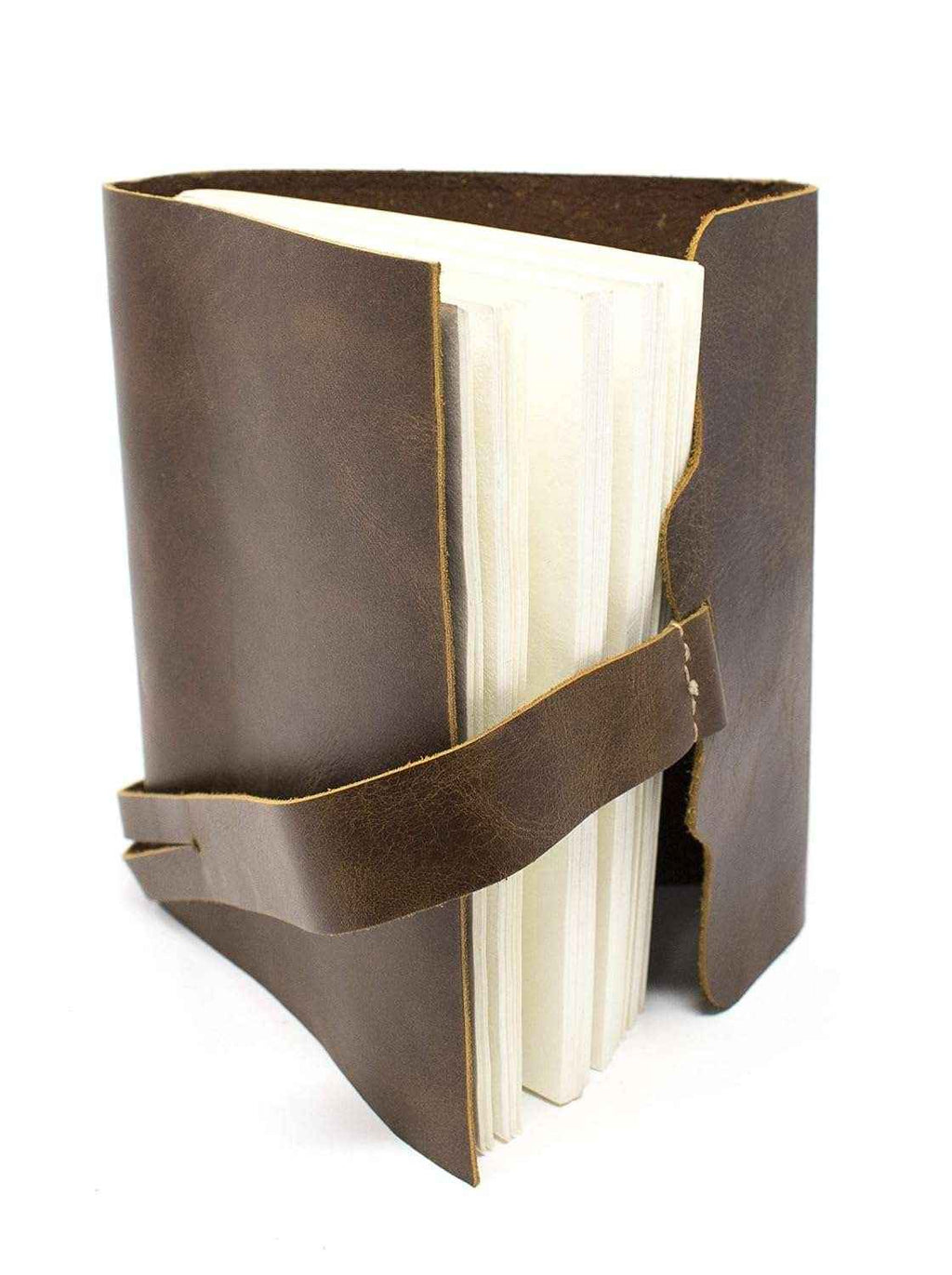 Leather Journal Diary with Premium Antique String Closure vintage Journal handmade 200 pages white unruled|travel Diary|personal journal -1