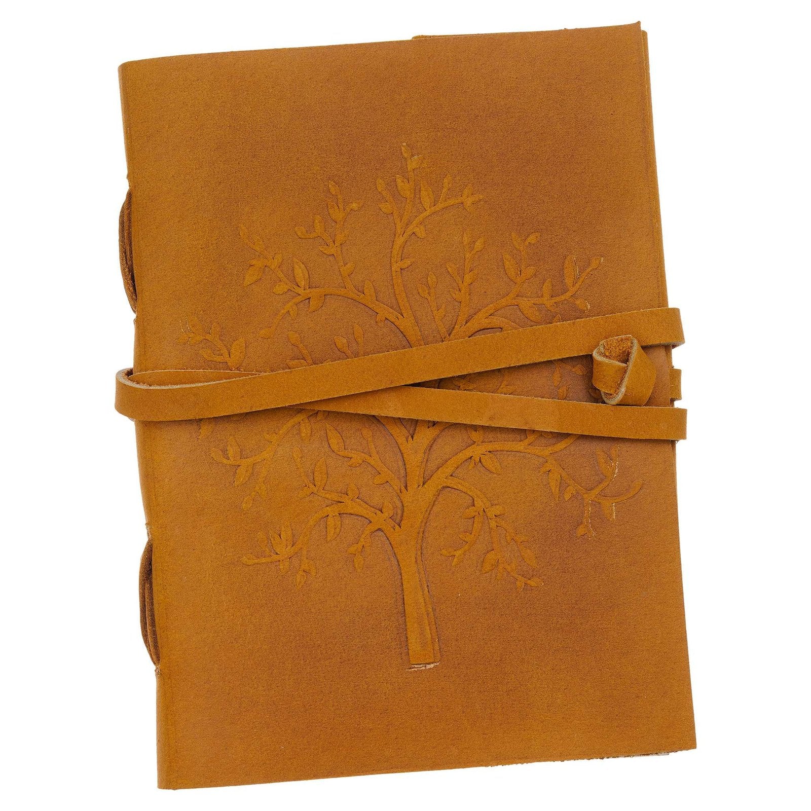 Vintage Handmade Genuine Leather Journal-Premium Antique String Closure-200 Handmade White Pages -4 - Navkar Handicrafts