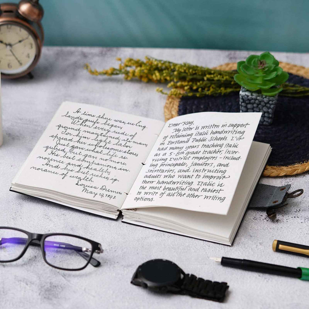 Handmade Printed Cardboard Journal Diary with Buckle Lock-200 Pages Notepad For Men and Women -7