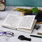 Handmade Printed Cardboard Journal Diary with Buckle Lock-200 Pages Notepad For Men and Women -7