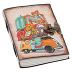 Vintage Handmade Genuine Leather Journal-Premium Antique Lock Closure-200 Handmade White Pages -30 - Navkar Handicrafts