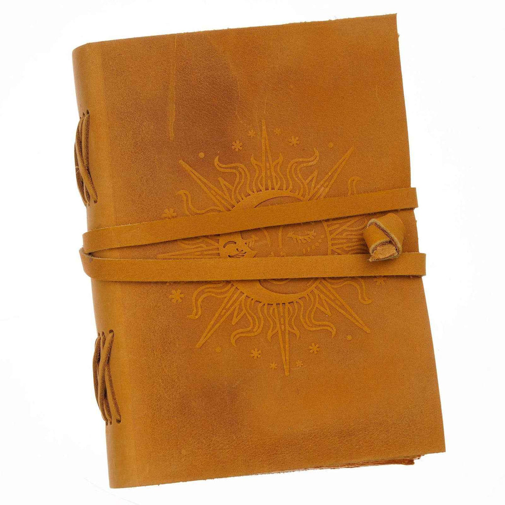 Handmade Printed Cardboard Journal Diary with Buckle Lock-200 Pages Notepad For Men and Women -15