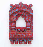 Wooden Jharokha 10*6 inch (Red)