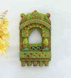 Wooden Jharokha 10*6 inch (Green)