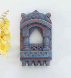 Wooden Jharokha 10*6 inch (Light Blue)