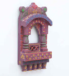 Wooden Jharokha 10*6 inch (Turqouise)