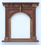 Rajasthani Wooden Jharokha –Copper Mirror & Photo Frame (14 inch)
