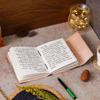 Vintage Handmade Genuine Leather Journal-Premium Antique Lock Closure-200 Handmade White Pages -17 - Navkar Handicrafts