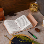 Vintage Handmade Genuine Leather Journal-Premium Antique Lock Closure-200 Handmade White Pages -3 - Navkar Handicrafts