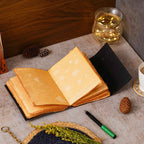 Vintage Handmade Genuine Leather Journal-Premium Antique Lock Closure-200 Handmade Brown Pages -5