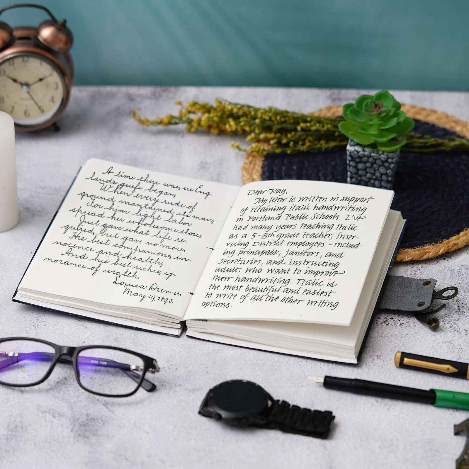 Handmade Printed Cardboard Journal Diary with Buckle Lock-200 Pages Notepad For Men and Women -6