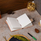 Vintage Handmade Genuine Leather Journal-Premium Antique Lock Closure-200 Handmade White Pages -2 - Navkar Handicrafts