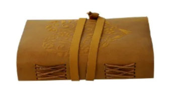 Leather Journal Diary with Premium Antique String Closure vintage Journal handmade 200 pages white unruled|travel Diary|personal journal -8