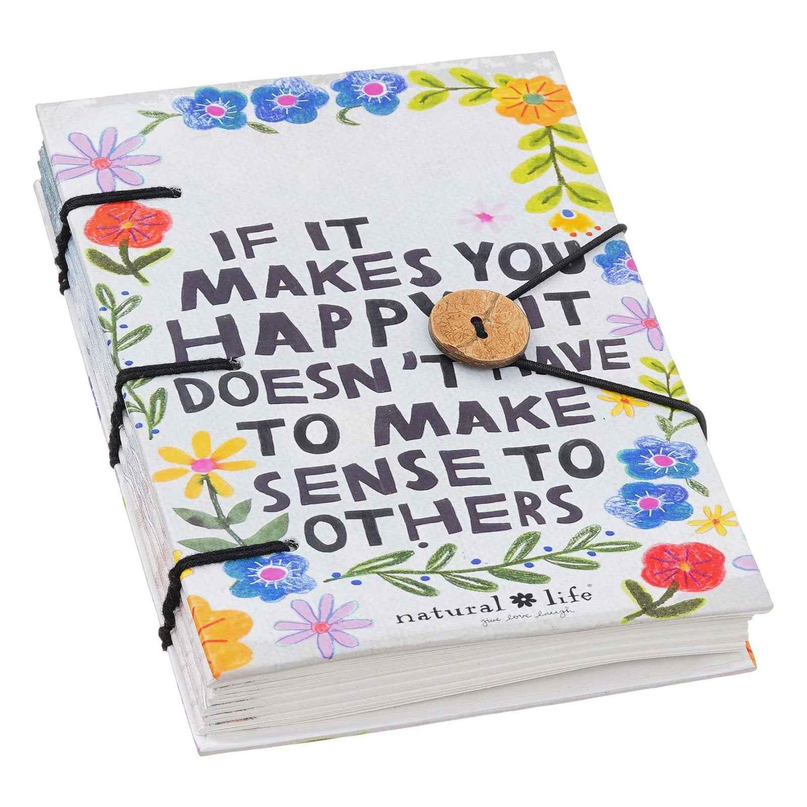 Handmade Classic Printed Cardboard Writing Diary for Different Purposes String Closure -3