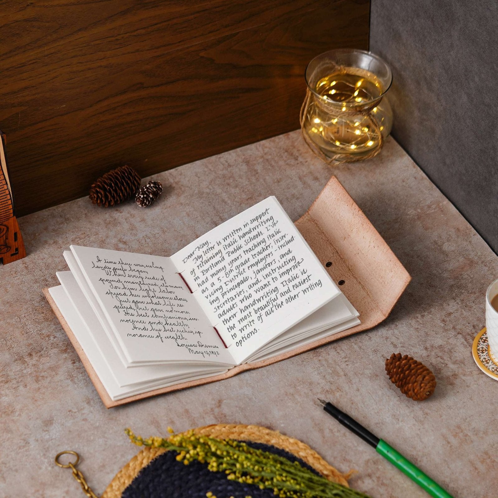 Vintage Handmade Genuine Leather Journal-Premium Antique Lock Closure-200 Handmade White Pages -7 - Navkar Handicrafts