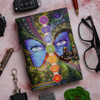 Vintage Handmade Genuine Leather Journal-Premium Antique Lock Closure-200 Handmade White Pages -22 - Navkar Handicrafts