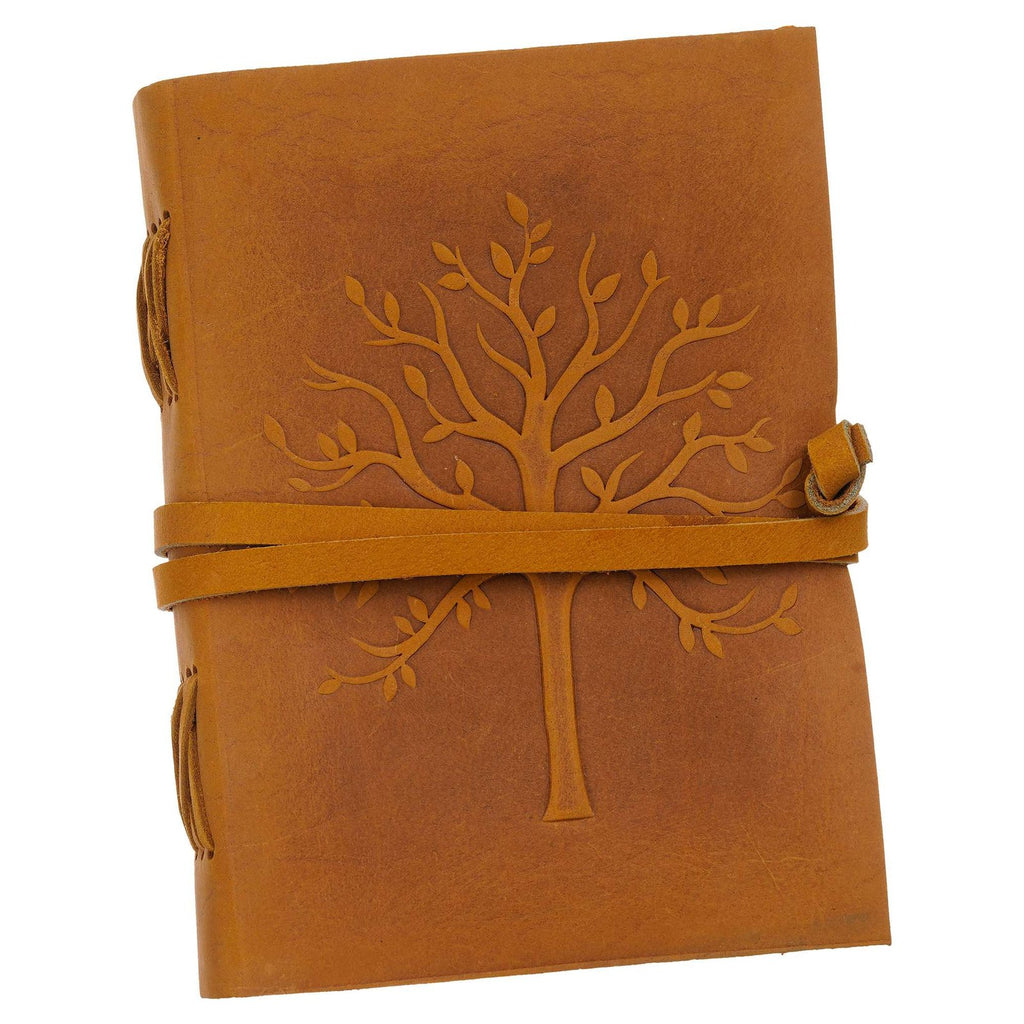 Vintage Handmade Genuine Leather Journal-Premium Antique String Closure-200 Handmade Brown Pages -2 - Navkar Handicrafts