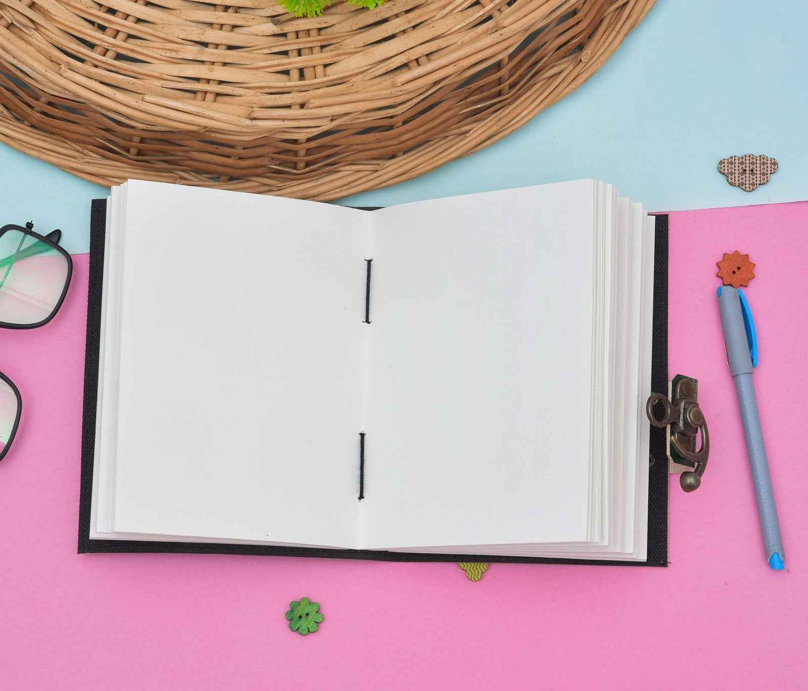 Leather Journal Diary with metal lock vintage Journal handmade 200 pages white unruled|travel Diary|personal journal -12