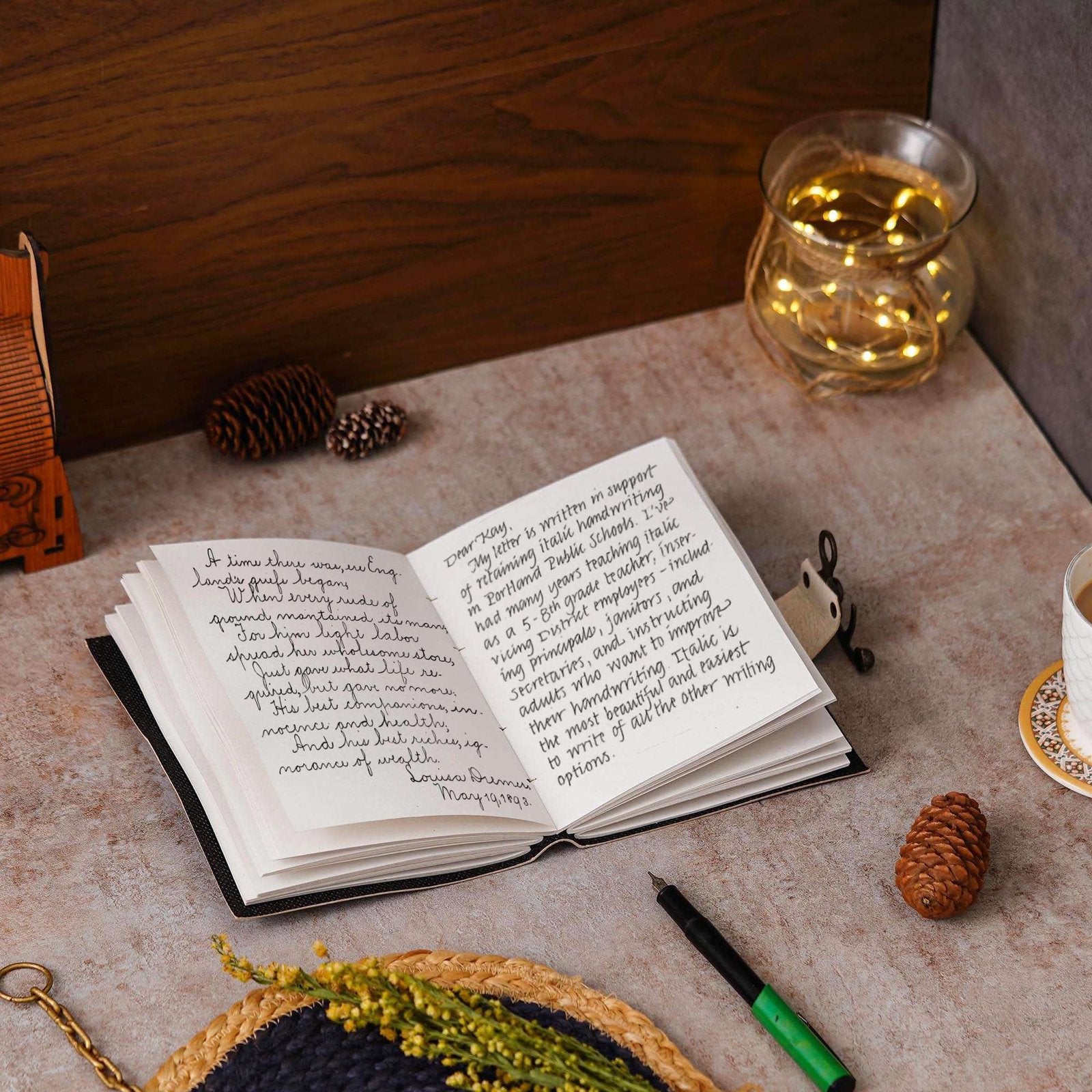 Vintage Handmade Genuine Leather Journal-Premium Antique Lock Closure-200 Handmade White Pages -31 - Navkar Handicrafts