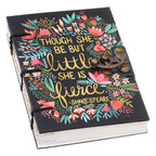 Handmade Printed Cardboard Journal Diary with Buckle Lock-200 Pages Notepad For Men and Women -7