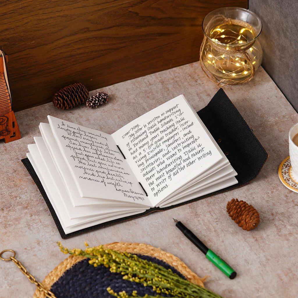 Vintage Handmade Genuine Leather Journal-Premium Antique Lock Closure-200 Handmade White Pages -8 - Navkar Handicrafts